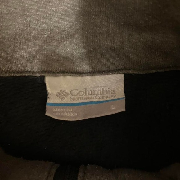 Grey Columbia quarter zip sweatshirt #outdoor - Picture 2 of 2